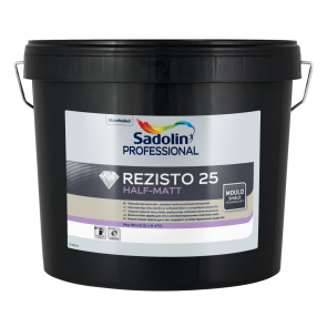 Sadolin Professional Rezisto 25 Pusmatēta krāsa sienām BW 10L